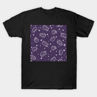 Tardigrades in Space (purple) T-Shirt